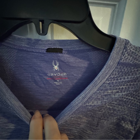 Spyder Long Sleeve Performance Top Purple Heathered Size M - Picture 5 of 5